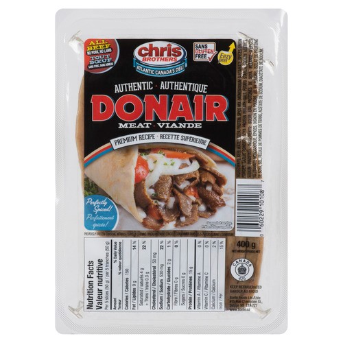 Chris Brothers Sliced Premium Donair Loaf 400 g