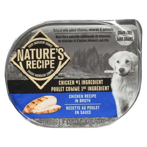 Nature's Recipe Wet Dog Food Chicken In Broth 78 g