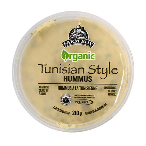 Farm Boy Organic Hummus Tunisian Style 210 g