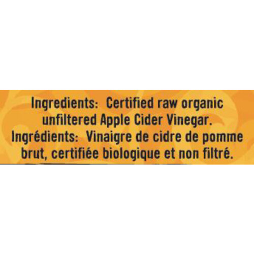 Nonna Pia's Organic Apple Cider Vinegar 500 ml