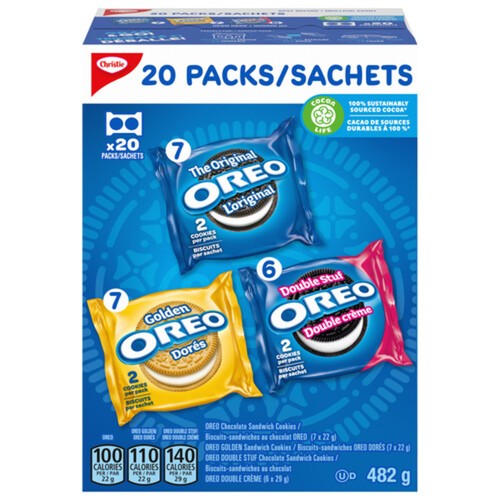 Oreo Sandwich Cookies Variety 20 Pack 482 g