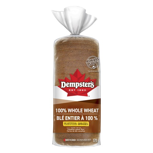 Dempster's Holsum Bread Whole Wheat 570 g
