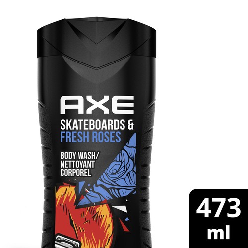 Axe Body Wash For Men Skate Board & Fresh Roses 473 ml