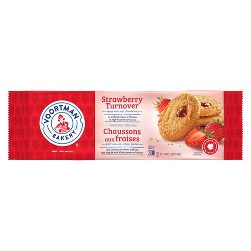 Voortman Turnovers Cookies Strawberry 300 g