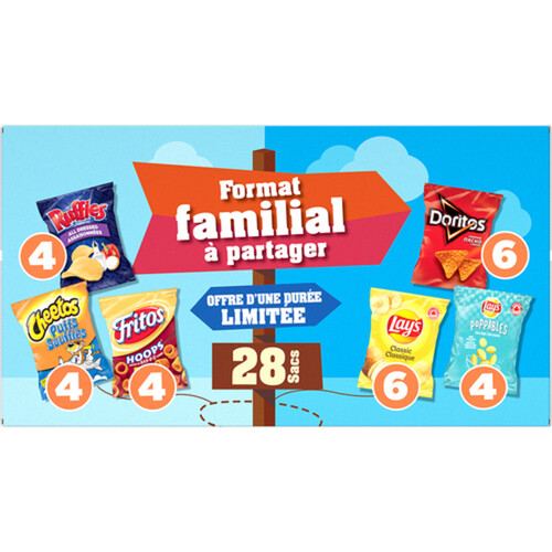 Frito Lay Variety Pack Family Fun Mix 744 g