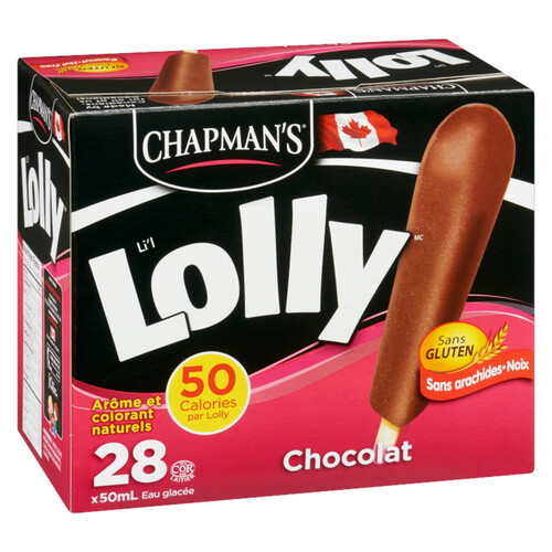 Chapman's Lolly Ice Cream Chocolate 28 Pack 50 ml