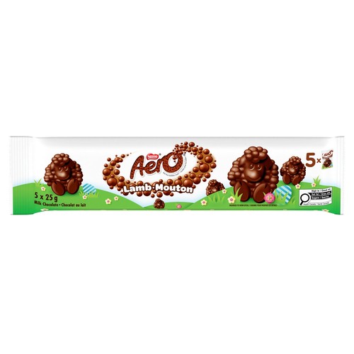 Nestlé Aero Easter Chocolate Lambs 5 x 25 g