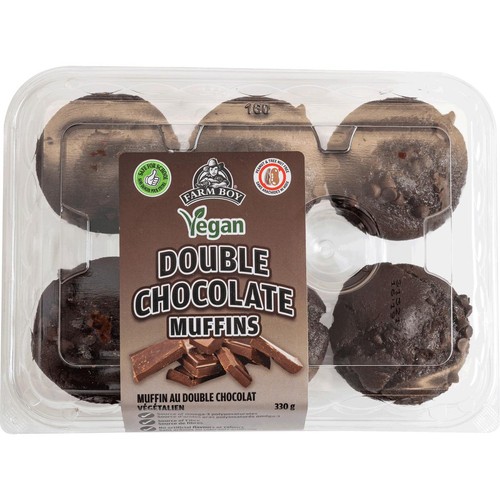 Farm Boy Vegan Muffins Double Chocolate 330 g