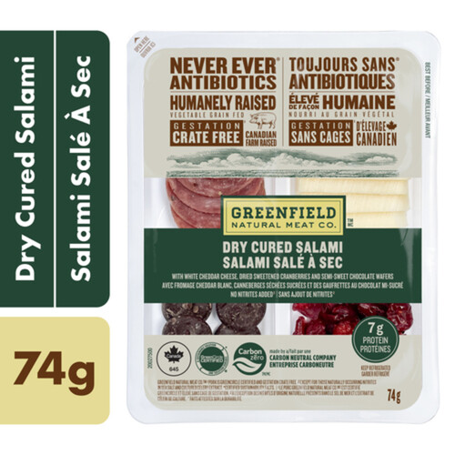 Greenfield Natural Meat Snack Kit Salami Dry Cured 74 g