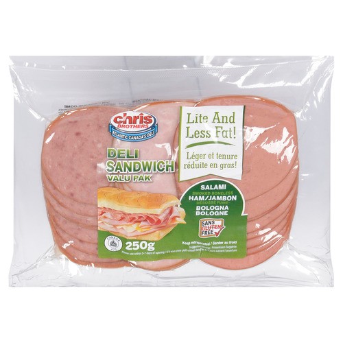 Chris Brothers Low Fat Deli Meat Sandwich Pack 250 g