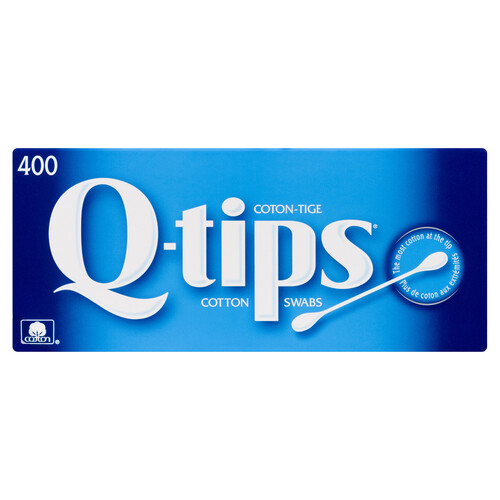 Q-Tips Cotton Swabs Original For Your Everyday Needs 400 Count