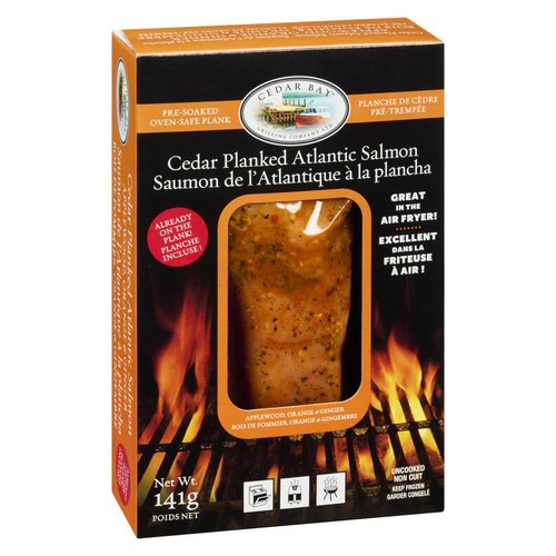 Cedar Bay Frozen Cedar Planked Atlantic Salmon Applewood Orange & Ginger 141 g