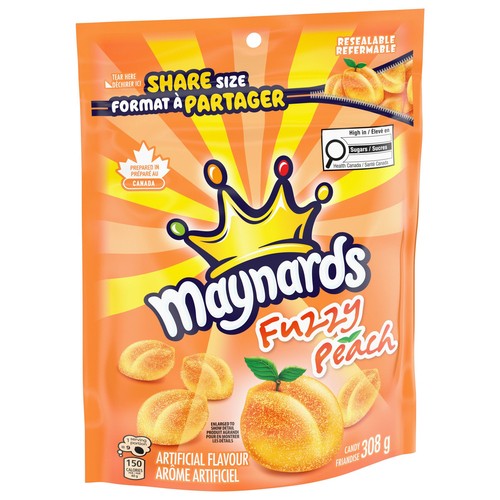 Maynards Treats Fuzzy Peach Soft Peach 308 g