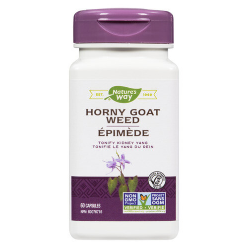 Nature's Way Horny Goat Weed Capsules 60 Count