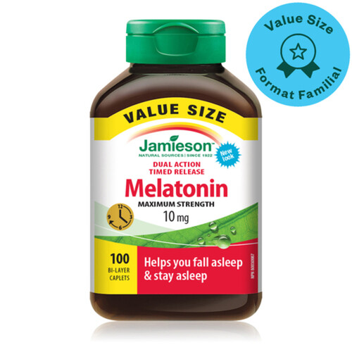 Jamieson Melatonin Supplement Value Pack 100 Count