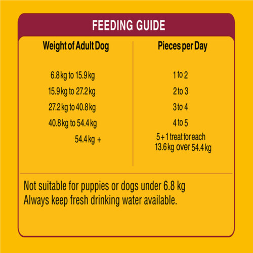 Pedigree Marrobone Adult Dog Treats Real Beef Flavour 3 kg