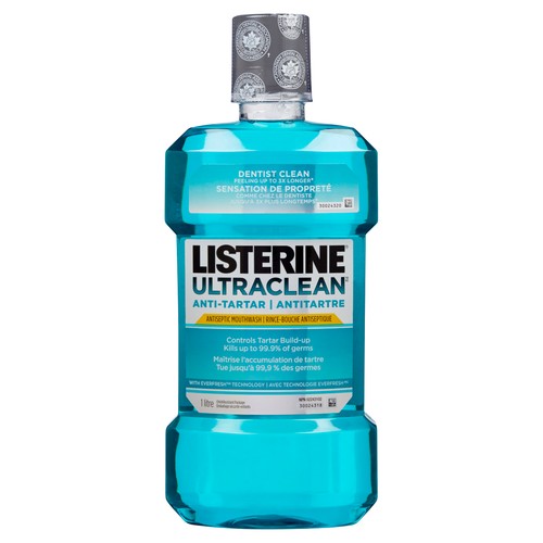 Listerine Ultra Clean Anti Tartar Mouthwash 1 L