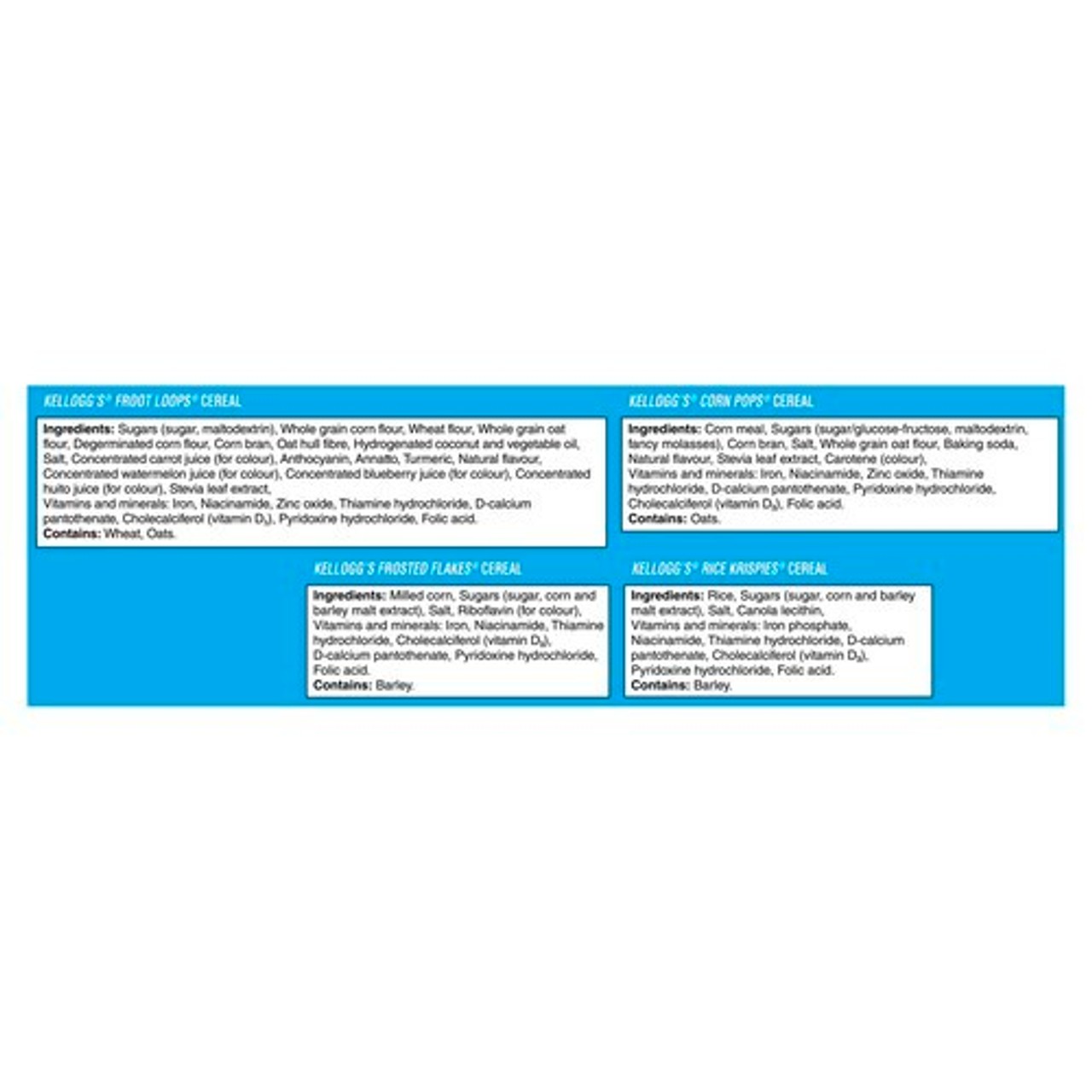 Kellogg's Cereal Fun Pack 210 g - Voilà Online Groceries & Offers