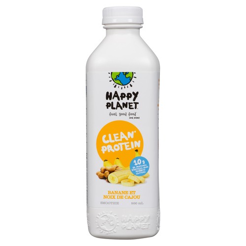 Happy Planet Smoothie Clean Protein Banana Cashew 900 ml