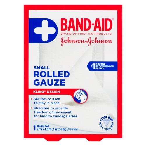 Band-Aid First Aid Gauze 1 Sterile Gauze 5 cm x 4.5 m
