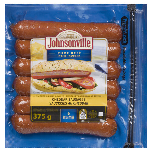 Johnsonville Sausage Beef & Cheddar 375 g