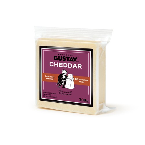 Monsieur Gustav Smoked Cheese Cheddar 200 g