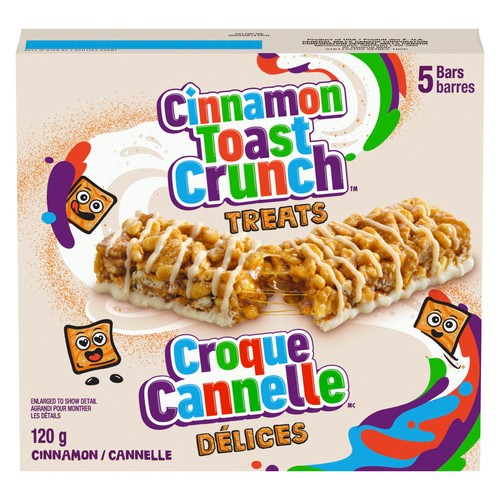 General Mills Toast Crunch Treat Bars Cinnamon 5 x 24 g