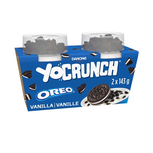 Oreo Yo Crunch Yogurt Vanilla And Oreo 2 x 143 g