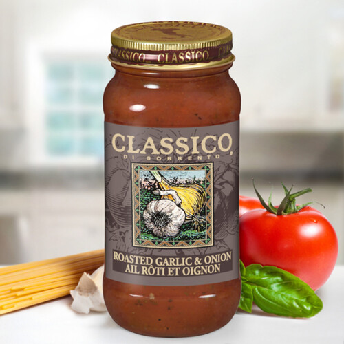 Classico Di Sorrento Pasta Sauce Roasted Garlic & Onion 600-650 ml