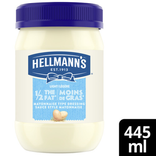 Hellmann's Gluten-Free Mayonnaise Type Dressing Light 1/2 Fat 445 ml