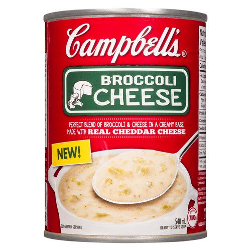 Campbell's Soup Ready To Eat Broccoli Cheese 540 ml