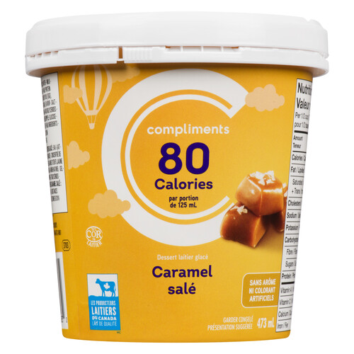 Compliments Frozen Dairy Dessert Salted Caramel 473 ml