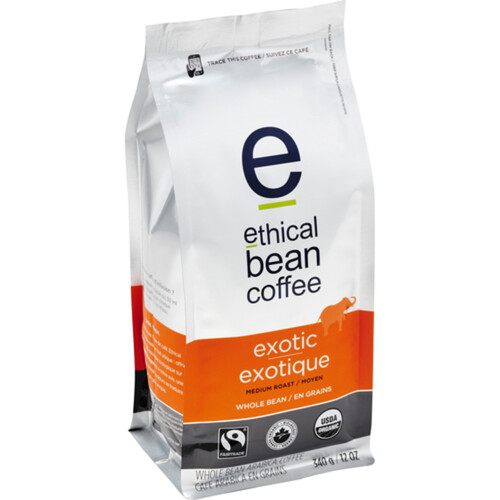 Ethical Bean Whole Bean Coffee Medium Roast Exotic 340 g