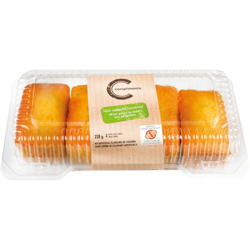 Compliments Mini Jalapeno Cornbread Loaf Cakes 228 g (frozen)