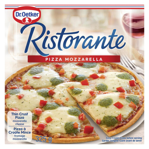 Dr. Oetker Ristorante Frozen Thin Crust Pizza Vegetarian Mozzarella 325 g