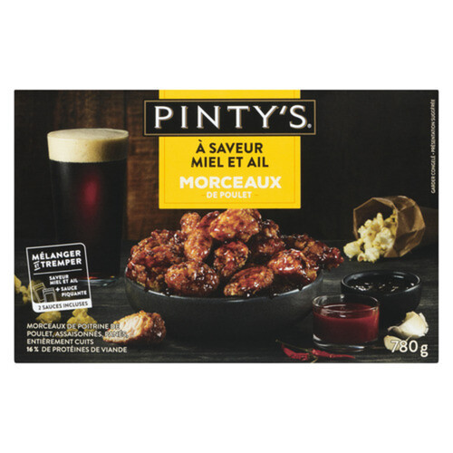 Pinty's Breast Chunk Honey And Garlic Breaded Chicken 780 g (frozen)