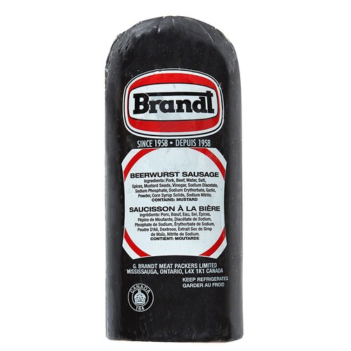 Brandt Gluten-Free Beerwurst Sausage