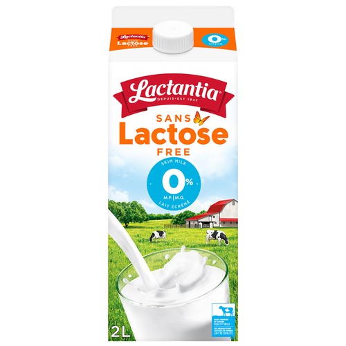 Lactantia Lactose-Free 0% Skim Milk 2 L