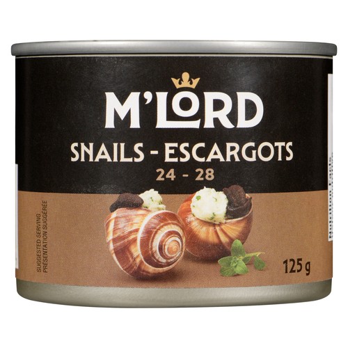 M'Lord 24 to 28 Count Snails 125 g