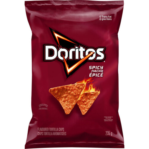 Doritos Tortilla Chips Spicy Nacho 235 g