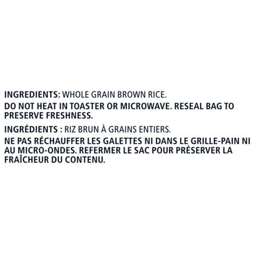 Quaker Crispy Minis Gluten-Free Brown Rice Cakes Original 14 Counts 127 g