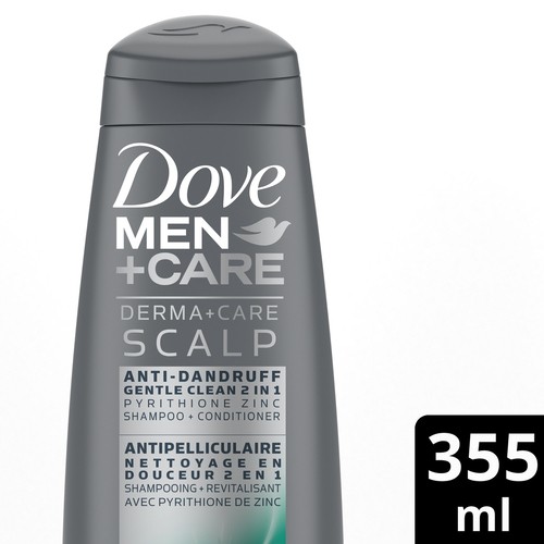 Dove Men+Care Derma+Care Scalp Gentle Clean 2 In1 Shampoo & Conditioner 355 ml