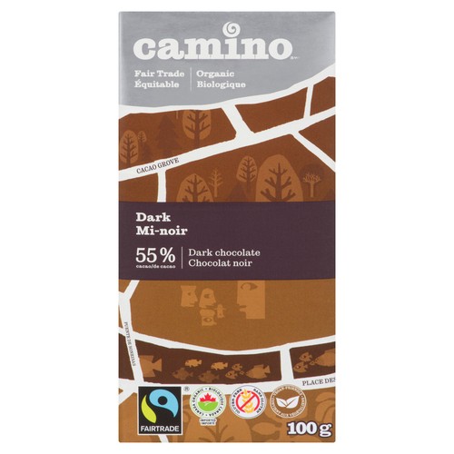 Camino Gluten-Free Dark Chocolate Bar 100 g