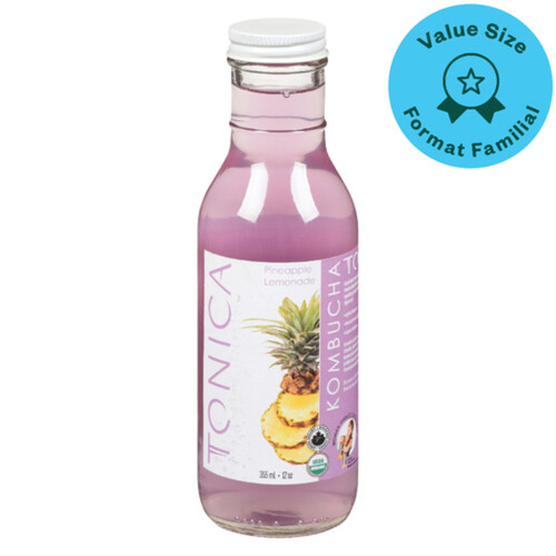 Tonica Kombucha Pineapple Sparkle 355 ml (bottle)