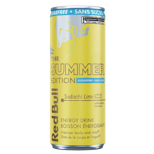 Red Bull Sugar-Free Energy Drinks The Summer Edition Sudachi Lime 250 ml (can)