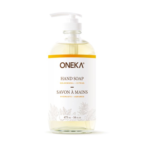Oneka Hand Soap Goldenseal Citrus 500 ml