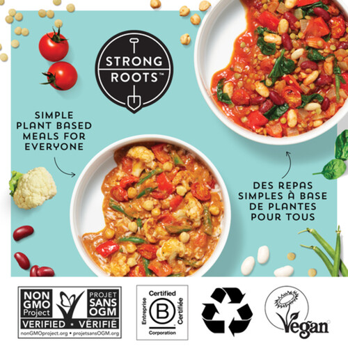 Strong Roots Frozen Meal Veggie Masala 350 g