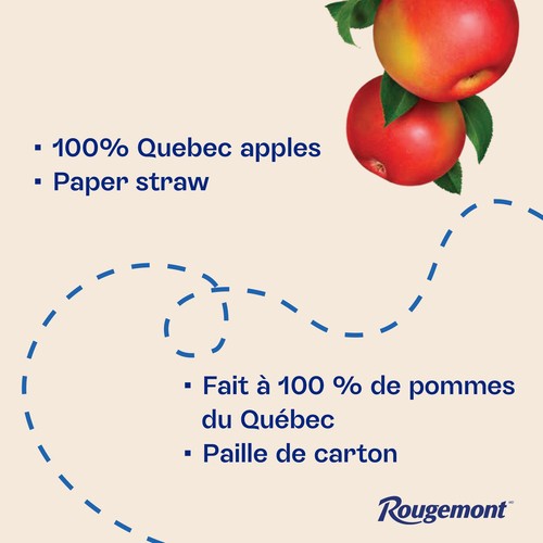 Rougemont Not From Concentrate Apple Juice Boxes 8 x 200 ml