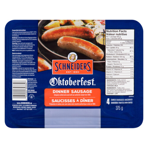 Schneiders Dinner Sausage Oktoberfest 375 g