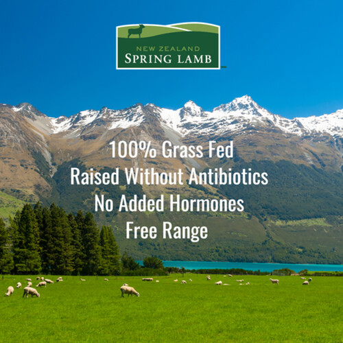 New Zealand Spring Lamb Frozen Lamb Loin Chops 350 g